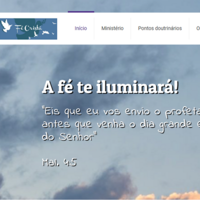 Site Fé Cristã